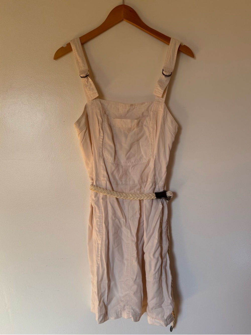 Vintage A&F Cream Mini Dress